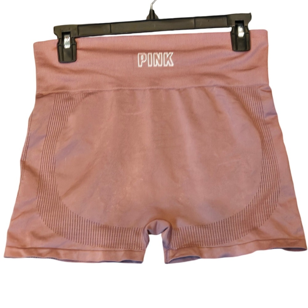 PINK Victoria's Secret Seamless High Waist Athletic Activewear Shorts‎ Large